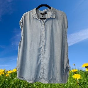 Women’s Forever 21 Light Blue Jean Top US 2X
